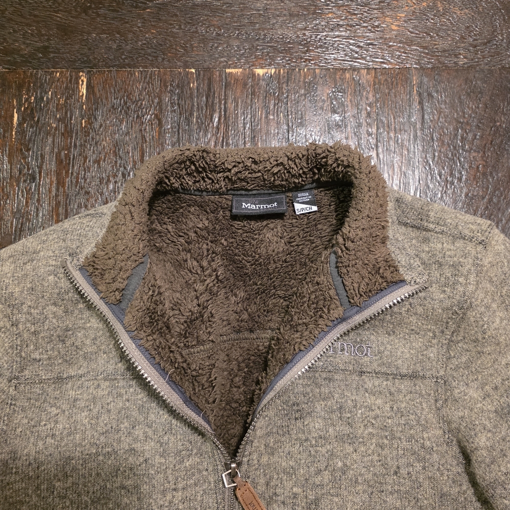 Marmot Men's Olive Zip-Up Sweater